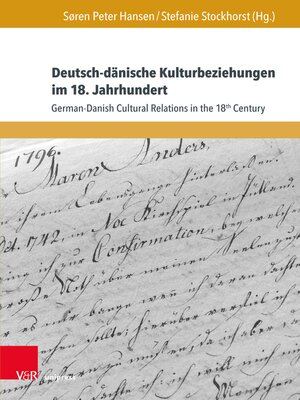 cover image of Deutsch-dänische Kulturbeziehungen im 18. Jahrhundert